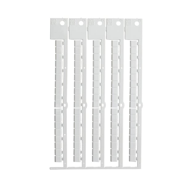 Terminal Block Tag Polycarbonate 5.00 mm H x 6.00 mm W Box of 2070 Pieces, 2070PK